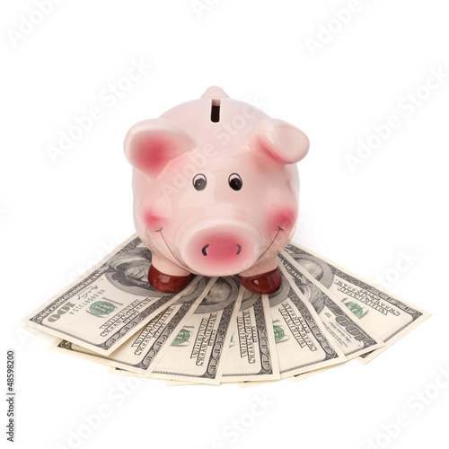 Photo: Money accumulation concept Money accumulation concept
