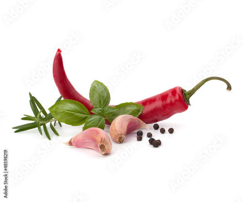 Photo: Chili pepper and spice Chili pepper and spice