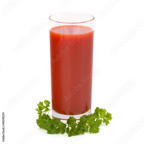 Photo: tomato juice glass tomato juice glass