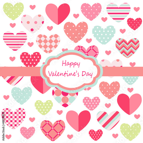Vector: Happy Valentine's Day Happy Valentine's Day