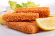 fish fingers with garnish