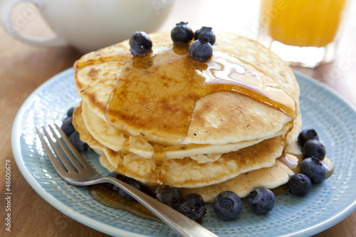 Photo: Blueberry Pancakes Blueberry Pancakes
