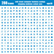 Vector: icons basic blue icons basic blue
