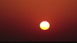 timelapse with red sunset in desert
