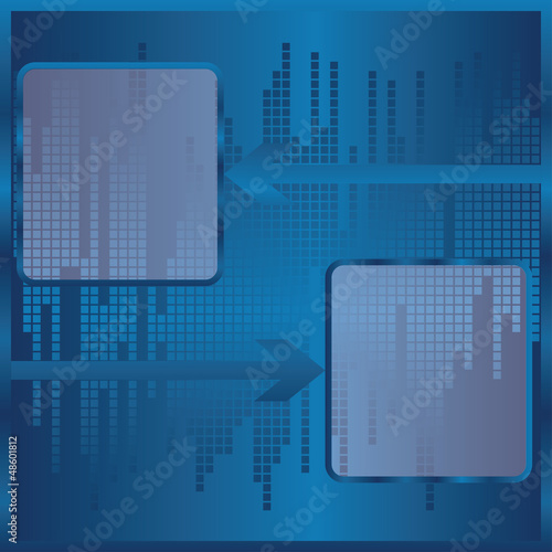 Vector: Vector blue modern abstract brochure design with arrow Vector blue modern abstract brochure design with arrow