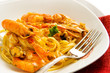 Spaghetti e scampi