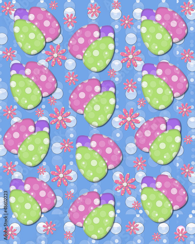 Illustration: Blue backed Easter Eggs Blue backed Easter Eggs