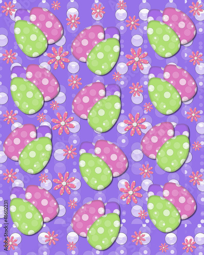 Illustration: Purple backed Easter Eggs Purple backed Easter Eggs