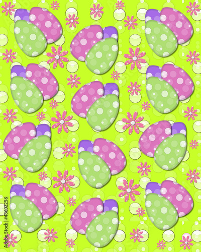 Illustration: Green backed Easter Eggs Green backed Easter Eggs