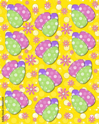 Illustration: Yellow backed Easter Eggs Yellow backed Easter Eggs