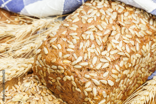 Photo: Bread made from whole grain Bread made from whole grain