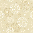 Vector molecules seamless pattern background in pastel colors