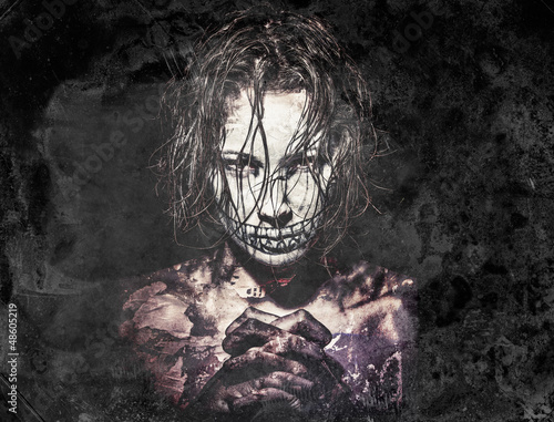 Photo: scary girl scary girl