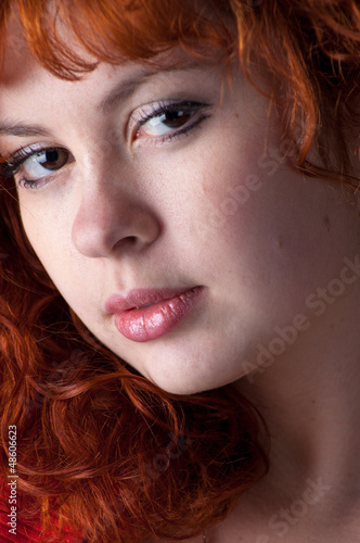Photo: attractive redhead woman attractive redhead woman