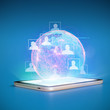 Social Network Cloud Tablet PC LTE