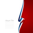 French right side brochure cover vector