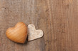 Wooden hearts
