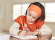 Photo: Adorable girl studying Adorable girl studying