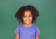 Photo: Adorable african little girl with beautiful hairstyle Adorable african little girl with beautiful hairstyle