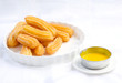 Photo: Churro stick with pumpkin gravy asian style breakfast Churro stick with pumpkin gravy asian style breakfast