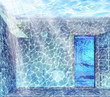 Illustration: underwater interior underwater interior