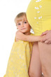 girl with  pregnant mother