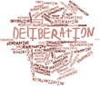 Word cloud for Deliberation