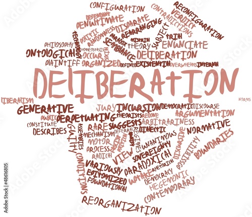 Illustration: Word cloud for Deliberation Word cloud for Deliberation