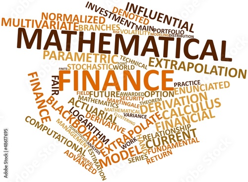 Illustration: Word cloud for Mathematical finance Word cloud for Mathematical finance