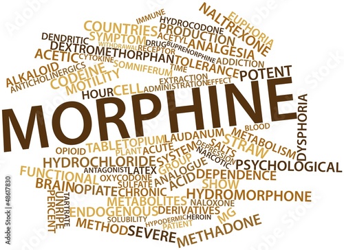 Illustration: Word cloud for Morphine Word cloud for Morphine