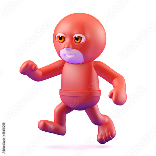 Illustration: Superhero is running very very fast Superhero is running very very fast