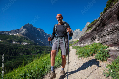 Photo: Hike in Glacier Park Hike in Glacier Park