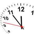 Uhr 3D - 5 vor 12