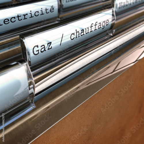 Illustration: factures de gaz, dépenses d'énergie factures de gaz, dépenses d'énergie