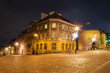 Old Town at night.