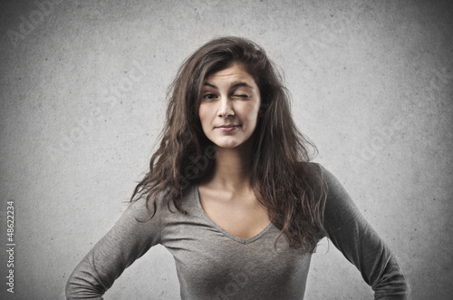 Photo: brunette woman brunette woman