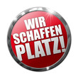 Wir schaffen Platz! Button, Icon