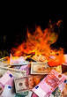 Photo: The world is burning through money - Debt The world is burning through money - Debt