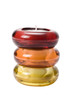 Close-up of a stack of candles