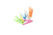 Close-up of colorful clothespins