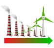 Vector graph of eco-concept