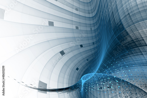 Illustration: Abstract business science or technology background Abstract business science or technology background