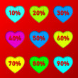 percentage in hearts