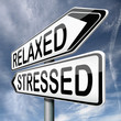 relaxed or stressed