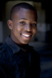 young african boy looking to the camera