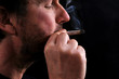 Foto: Un fumeur de cannabis Un fumeur de cannabis