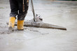 building site trowel concrete