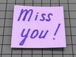 miss you