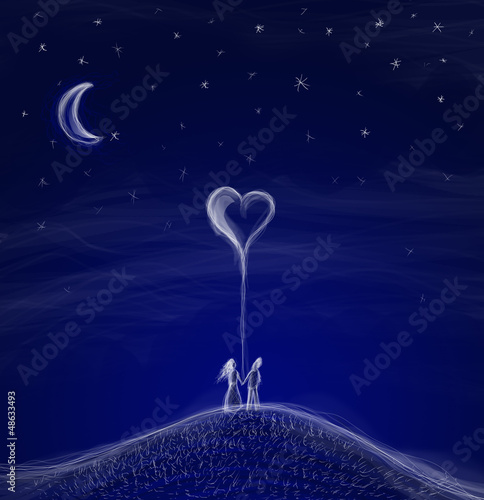 Photo: Couple with heart Couple with heart