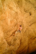Freeclimber in einer Steilwand 2